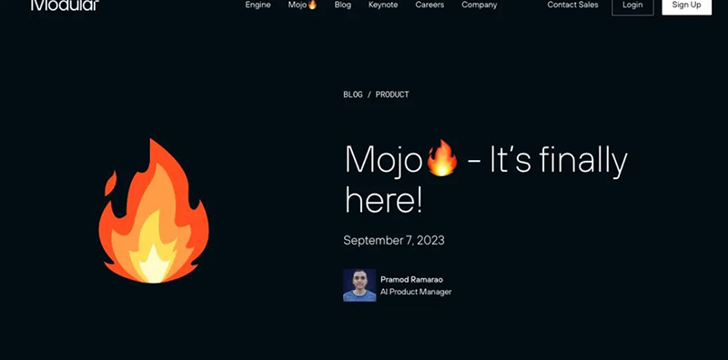 Mojo編程語言正式發(fā)布：比Python快68000倍，Py 圖片